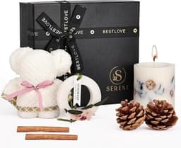 Cadeauset voor dames met geurkaarsen en luchtverfrisser - Originele geschenken voor vrouwen — thumbnail 1