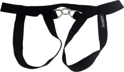 BamBella ® - String bondage - maat Onesize S M L - zwart Sexy erotische heren onderbroek mannen — thumbnail 2