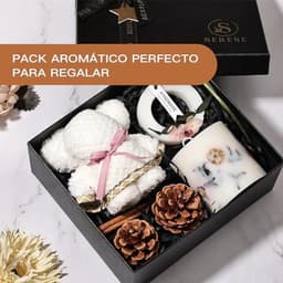 Cadeauset voor dames met geurkaarsen en luchtverfrisser - Originele geschenken voor vrouwen — thumbnail 4