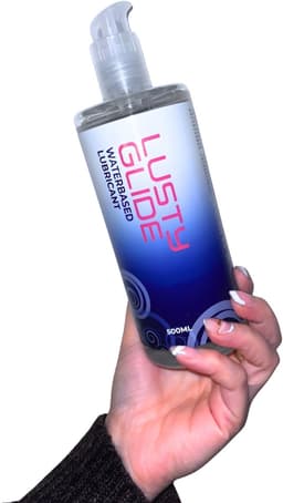 Lusty Glijmiddel op Waterbasis - 500 ml - Dermatologisch Getest - Top Kwaliteit - Met Doseerpompje — thumbnail 3