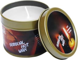 Hot Wax Massagekaars In Blik - Wit - Warme Massageolie - 100% Natuurlijke Oliën — thumbnail 1