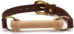 Liebe Seele - The Equestrian Leather Blinder And gag - Paardenhoofdtooi Met bit gag — thumbnail 2