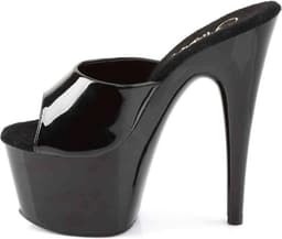 Pleaser - ADORE-701 Muiltjes - Paaldans schoenen - 39 Shoes - Zwart — thumbnail 3