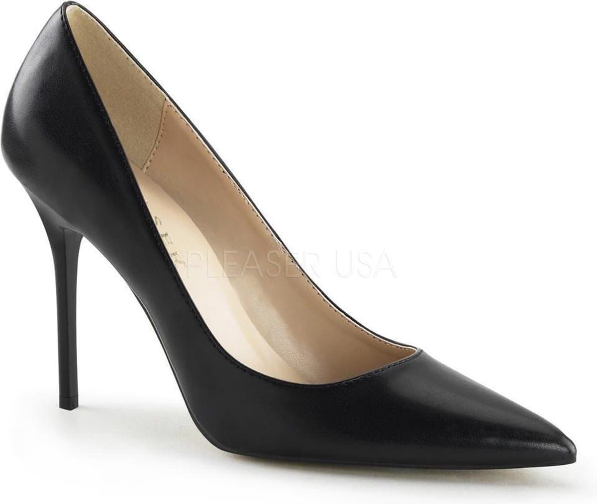 Pleaser - CLASSIQUE20 Pumps - US 6 - 36 Shoes - Zwart — afbeelding 1