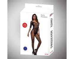 Body Pleasure Uitdagende Bodystocking met Moderne Look – One Size – Cadeaubox – TL138
