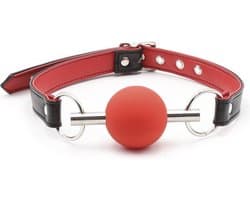 Banoch - Ball gag Red Luxe - Siliconen - Rood