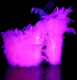Pleaser - FLAMINGO-1021FS Plateau Laarzen, Paaldans schoenen - Paaldans schoenen - 39 Shoes - Zwart — thumbnail 2