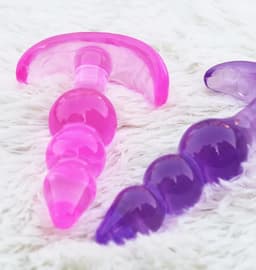 Buttplug I Anaal Plug I Butt Plug I Ribbel Buttplug I Voor Hem Of Haar I 10 CM Inbrenglengte I Siliconen I Roze — thumbnail 3