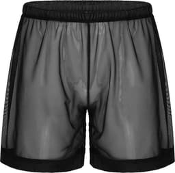 Zwarte transparante heren short - Boxershort - Erotisch broekje - Outfit - Club — thumbnail 3