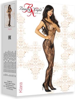 Beauty Night- Kiara- bodystocking zwart S/L S t/m L — thumbnail 3
