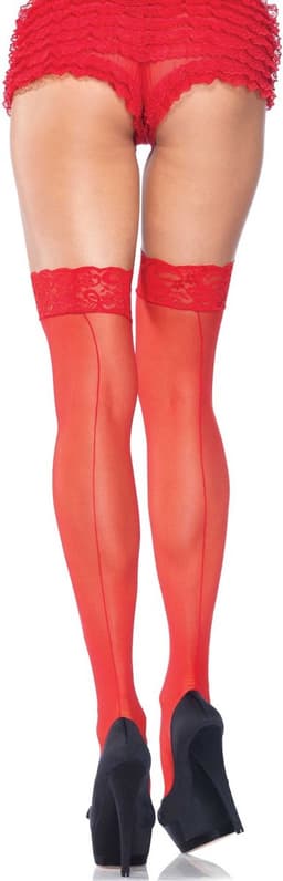 Sheer backseam stockings + — thumbnail 2