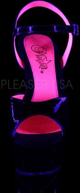 EU 39 = US 9 | KISS-209TT | 6 Heel, 1 3/4 PF Two Tone Ankle Strap Sandal — thumbnail 2
