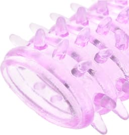 Vingersleeves 3-pack Blauw, roze en paars — thumbnail 3