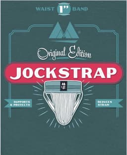 MM Sports The Original Swimmer/Jogger Jockstrap 1 inch Red - MAAT M - Heren Ondergoed - Jockstrap voor Man - Mannen Jock — thumbnail 3