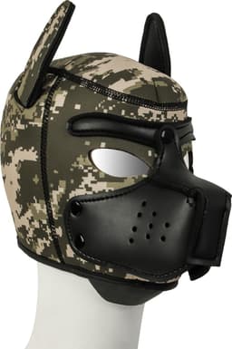 Banoch - Lindo Perrito Neoprene - honden masker puppy - camouflage — thumbnail 4