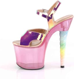Pleaser - UNICORN711T Sandaal met enkelband, Paaldans schoenen - Paaldans schoenen - 39 Shoes - Roze — thumbnail 4
