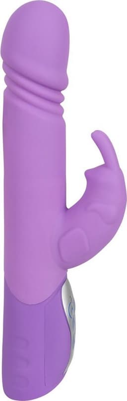 Sweet Smile – Konijn Vibrator met Stimulatie Groeven en Trillende Kop voor Wellustige Momenten – Paars — thumbnail 2