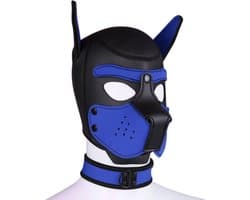 Banoch - Lindo Perrito Azul Neoprene - hondenmasker puppy play blauw neopreen