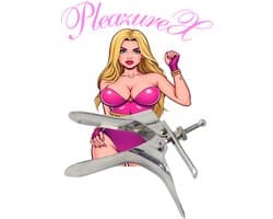 PleazureX - Fetish Series - eendenbek - Speculum - interne onderzoek - RVS - tot 9cm openen