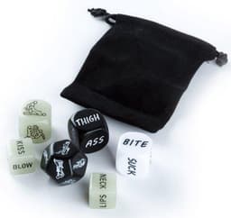 Erotische Dobbelstenen Deluxe! - Glow in the Dark & Black and White Edition - 36 Opties! - Seks Dobbelstenen - Erotisch Spel / Kamasutra Spel - Sex Dice - Wat is jouw ultiem verlangen? — thumbnail 3