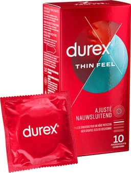 Durex Condooms Thin Feel Close Fit 10st - 5 Stuks - Voordeelverpakking — thumbnail 3