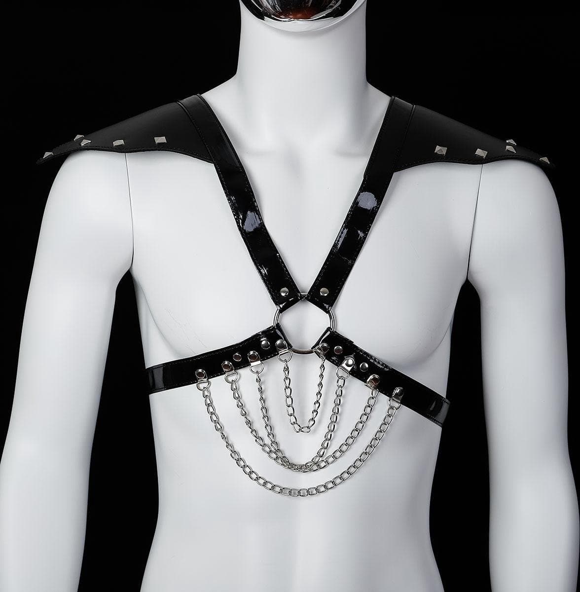 Banoch | Chest harness Rahoon - kunstleer harnas voor man — afbeelding 1