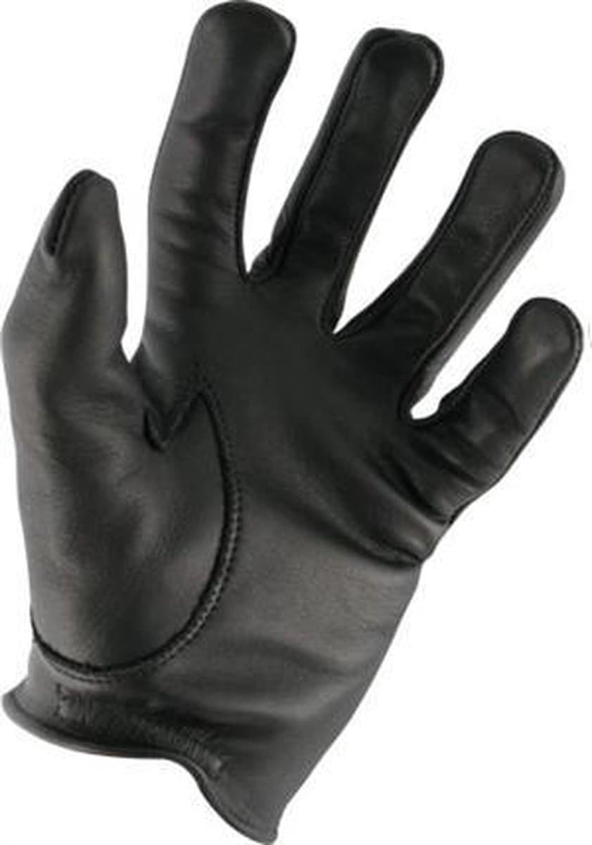 Mister B - Leren Politie Handschoenen - Zwart S — afbeelding 1