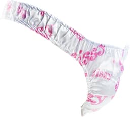 BamBella® Sexy String -Onesize - Roze print voor mannen Erotische Lingerie Heren wit mannen ondergoed slip — thumbnail 2