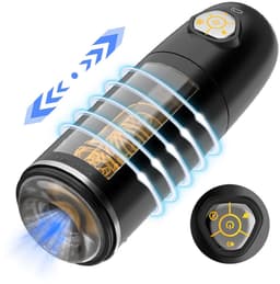 One2Play Automatische Masturbator voor Man – Electrisch - Pocket Pussy - Blowjob Simulator - Kunst Vagina – Sex Toys Mannen – Nep Kut — thumbnail 1