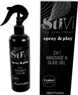 StiVi - Spray&Play 2in1 Massage & Glijmiddel - 100 ml — thumbnail 3