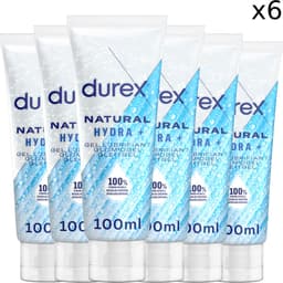 Durex Glijmiddel Natural - Hydraterend - 100% natuurlijk - 100ml x6 — thumbnail 1