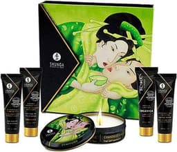Shunga Geisha Organica Geschenkset Exotische Groene Thee - Groen — thumbnail 1