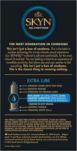 Skyn Extra Lubricated Latexvrije condooms 10 stuks — thumbnail 3