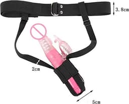 Verstelbare vibrator houder - Handsfree vibrator gebruiken - Harnas riem - Dildo houder - BDSM accessoires — thumbnail 4