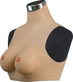 Korte Siliconen Borst - A-cup - 100% hypoallergene medische siliconen - protheses - + kanten choker - Wearable Borst - Kunstmatige Nep Borst - Korte Valse Borsten - Siliconen Huid - Crossdresser - Transgender - Mastectomie - Femboy - Body4Everybody — thumbnail 4