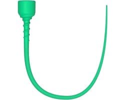 Flexibele Groene Penis Plug - Siliconen Urethrale Dilator met Zuignap - 42 cm - Penisplug