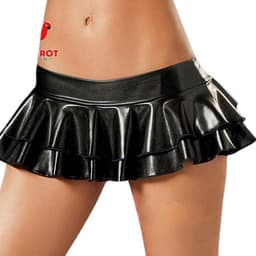 Korte rok - Erotische lingerie - Intieme kleding - Seks - BDSM - SM - Verleidelijke rok - Verfijnde rand — thumbnail 3