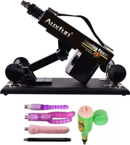 Pakket René Auxfun Basic Seksmachine Met 5 opzetstukken — thumbnail 1