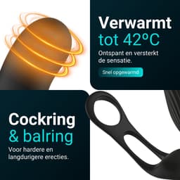 Dailyplay Prostaat Vibrator met Cockring – Verwarmende Anaal Stimulator met Afstandsbediening – Buttplug Dildo Vibrator – Sex Toys voor Mannen & Koppels – Anale Seks Speeltjes — thumbnail 4