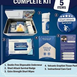 Grap Set - Nieuwigheid Cadeau - Feestelijke Verrassing - Realistische Items - 14 x 10 x 5 cm - Uniek — thumbnail 5