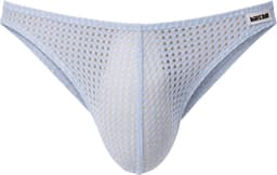 Barcode Berlin Reigi Brief Bluebeige - MAAT M - Erotisch Heren Ondergoed - Slip voor Man - Sexy mannen Slip — thumbnail 1