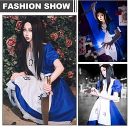 Dailygoods- Maid Dress - Cosplay Kostuum - Dienstmeisjesjurk - Halloween/Carnaval Kostuum - Gaming Kostuum - 6 Maten beschikbaar — thumbnail 5