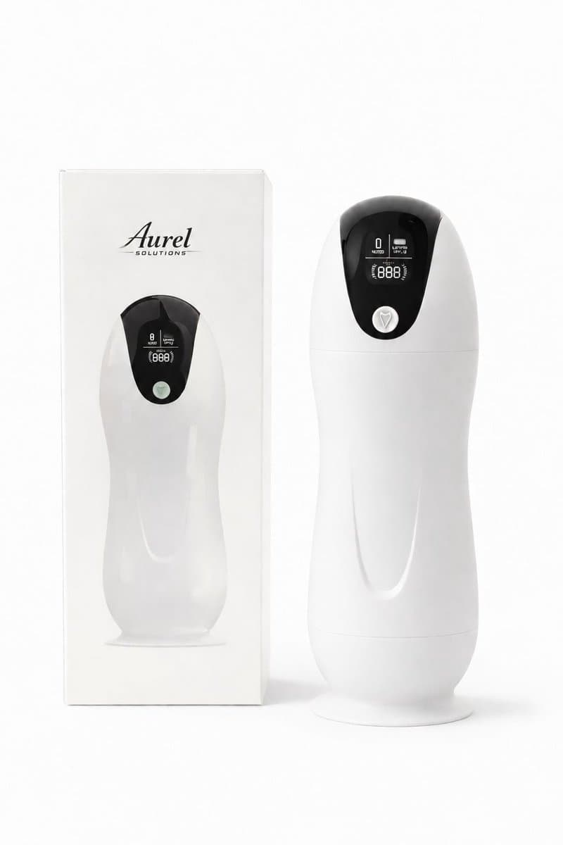 Aurel Solutions® Automatische Masturbator voor Man - Electrisch - Pocket Pussy - Blowjob Simulator - Kunst Vagina - Sex toys Mannen - Nep Kut — afbeelding 1