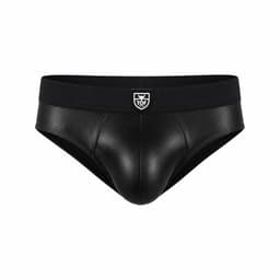 TOF Paris Fetish Brief Black/Black - MAAT S - Erotisch Heren Ondergoed - Slip voor Man - Sexy mannen Slip — thumbnail 1