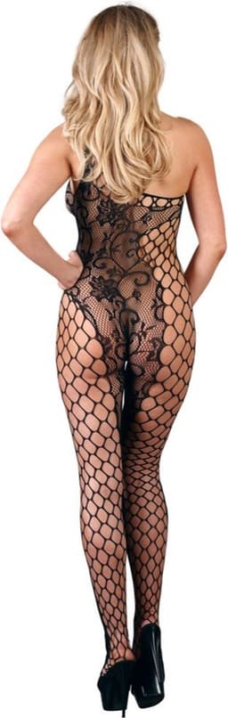 Sexy Lingerie - Catsuit met Open Kruis - Erotische Catsuit - Bodystocking - S/L — thumbnail 2