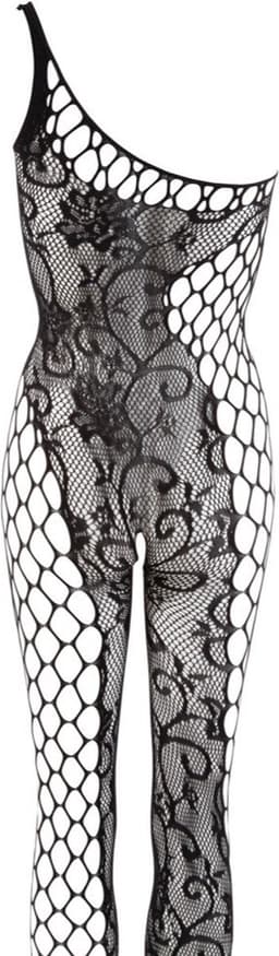 Sexy Lingerie - Catsuit met Open Kruis - Erotische Catsuit - Bodystocking - S/L — thumbnail 4