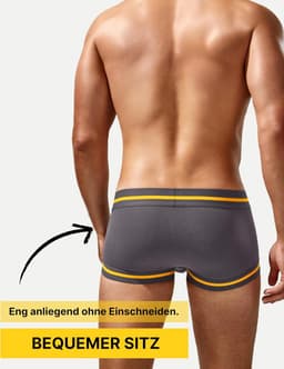 Heren Low Rise Boxer Briefs Sexy IJs Zijde Ondergoed — thumbnail 4