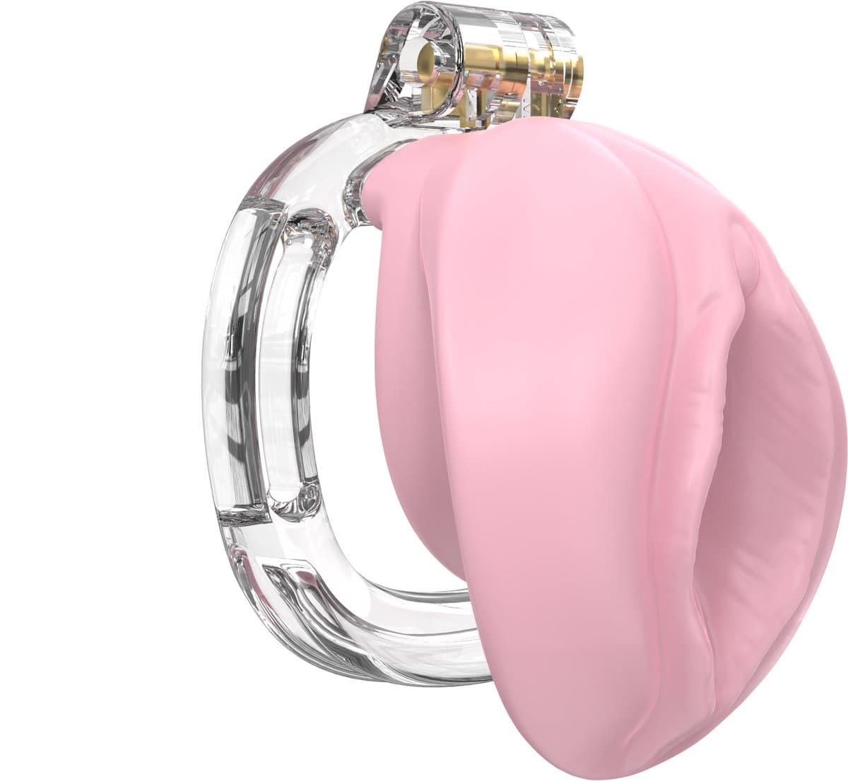 Kuisheidskooi met Vagina - 5 ringen - Penis Slot - Lock — afbeelding 1