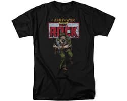 T-shirt met Leger Thematiek en Stripboek Motief voor Heren