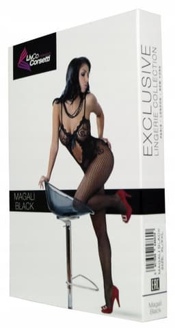 Livco Corsetti lingerie catsuit s/l - zwart — thumbnail 4
